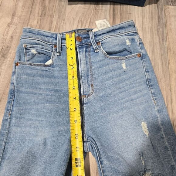 Abercrombie and Fitch high rise super skinny ankle jeans size 25 - Picture 7 of 9